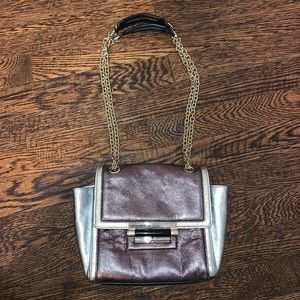 Diane Von Furstenberg Mini Metallic Crossbody Bag